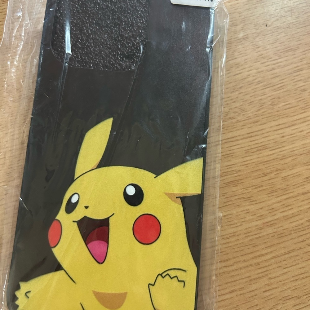 Pikachu Black Phone Case